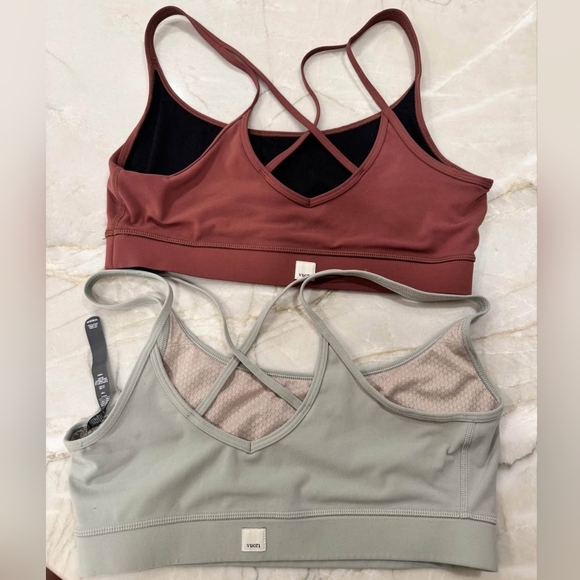 Vuori Other - Vuori Womens Mindset Bra "Marsala" Size L Green Brown Bundle 2 SPORTS BRAS